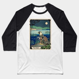 The Moon Tarot Baseball T-Shirt